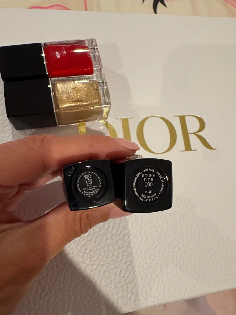 Dior Lipstick and Nail Polish Bundle